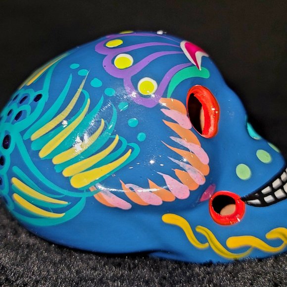 Hand Painted Sugar Skull - Picture 4 of 5